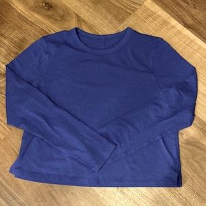 Classic-fit cotton blend long sleeve shirt Size 8